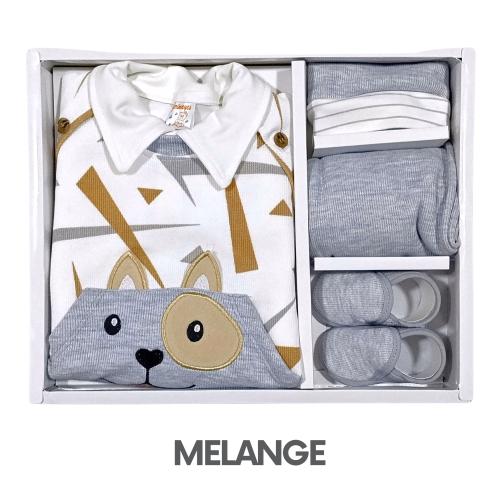 CAJA GERINAYES PUNTO INGLES MODELO PERRITO FONDO CREMA