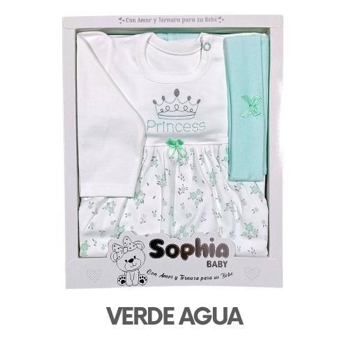 CAJA SOPHIA PIMA MODELO VESTIDO CORONA PRINCESS