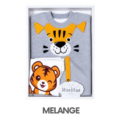 CAJA MUELITAS PUNTO INGLES MODELO TIGER BEBE TALLA 2