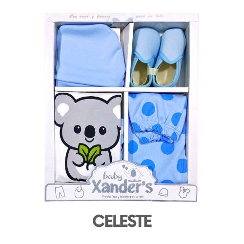 CAJA XANDER PIMA CON ZAPATO MODELO SAFARI MANCHAS