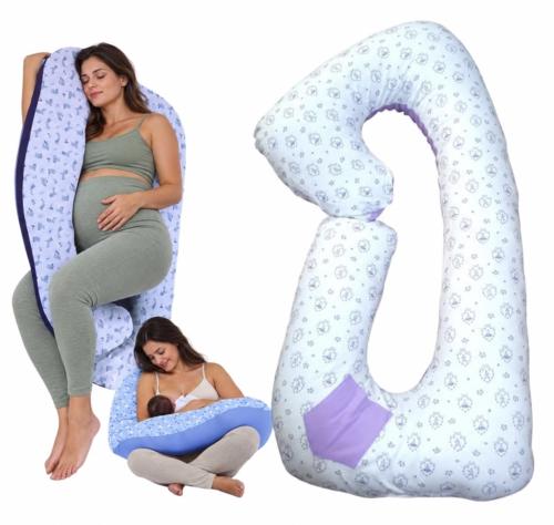 ALMOHADA MATERNAL EN ALGODON (LILA)