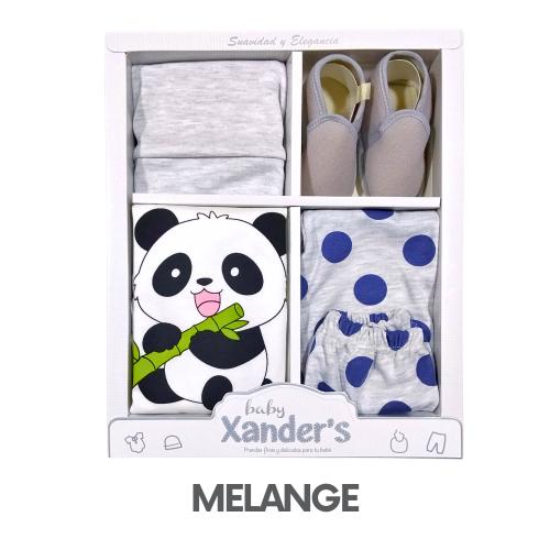 CAJA XANDER PIMA CON ZAPATO MODELO SAFARI MANCHAS