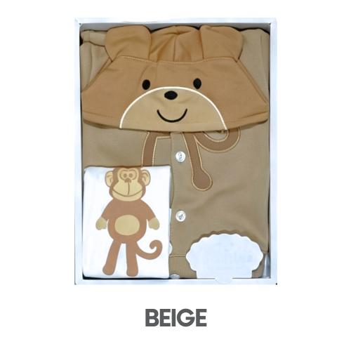 CAJA MUELITAS FRANELA MODELO MONITO TALLA 4