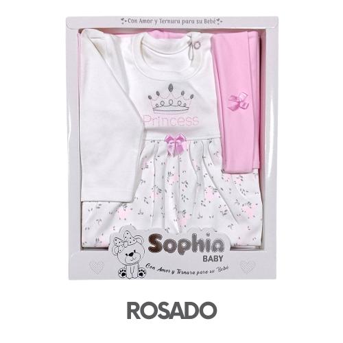 CAJA SOPHIA PIMA MODELO VESTIDO CORONA PRINCESS