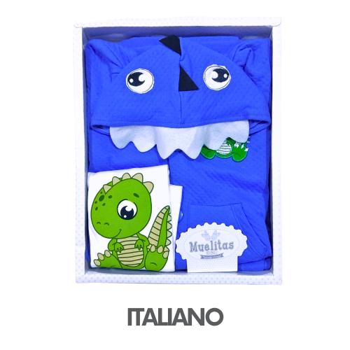CAJA MUELITAS JACKAR MODELO DINOSAURIO TALLA 4